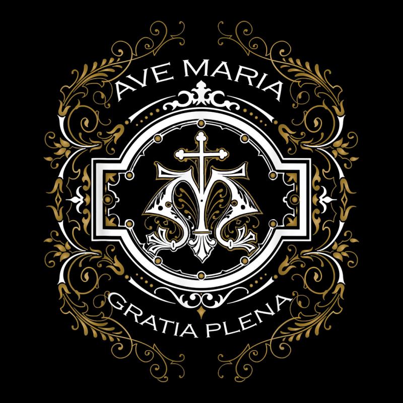 Ave Maria Schubert Latin Mass Blessed Mother Mary Hail T Shirt Legging by waltervanderwilt1 | Artistshot