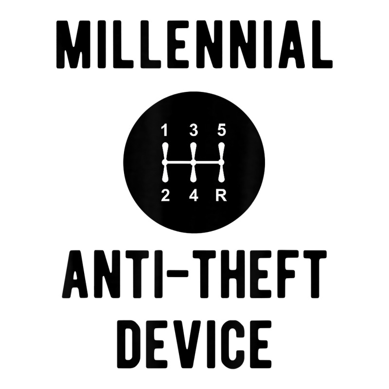 Millennial Anti Theft Device Funny Car Gear Shift Retro T Shirt Toddler T-shirt | Artistshot