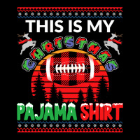 Football This Is My Christmas Pajama American Football Sports Lover 36 Pocket T-shirt | Artistshot