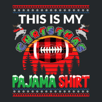 Football This Is My Christmas Pajama American Football Sports Lover 36 Crewneck Sweatshirt | Artistshot