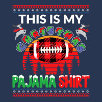 Football This Is My Christmas Pajama American Football Sports Lover 36 Men Denim Jacket | Artistshot