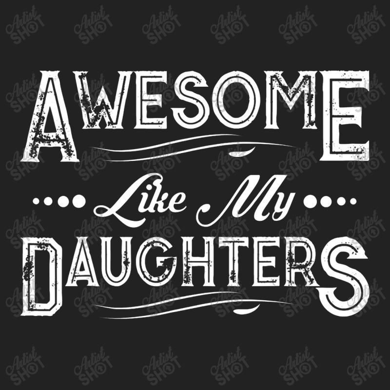 Awesome Like My Daughter Shirt Funny Vintage Father's Day Backpack | Artistshot