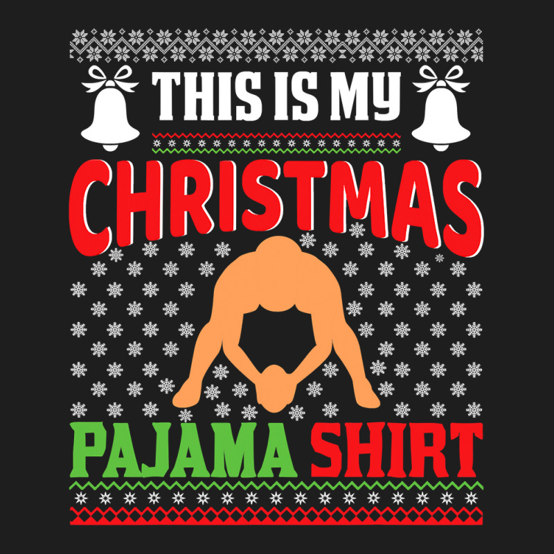 Football Christmas Pajama Merican Football Ball Santa Hat Funny Sport Classic T-shirt by hopelessoon | Artistshot