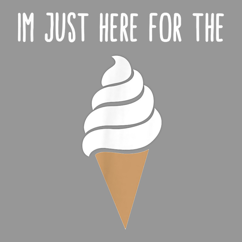 I'm Just Here For The Ice Cream Meme Cute Vanilla Soft Serve T Shirt Women's V-Neck T-Shirt by abdurrehmancappucci | Artistshot