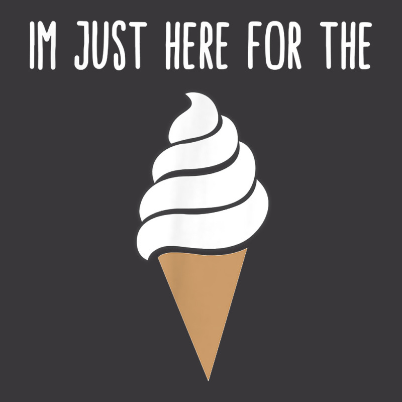 I'm Just Here For The Ice Cream Meme Cute Vanilla Soft Serve T Shirt Ladies Curvy T-Shirt by abdurrehmancappucci | Artistshot