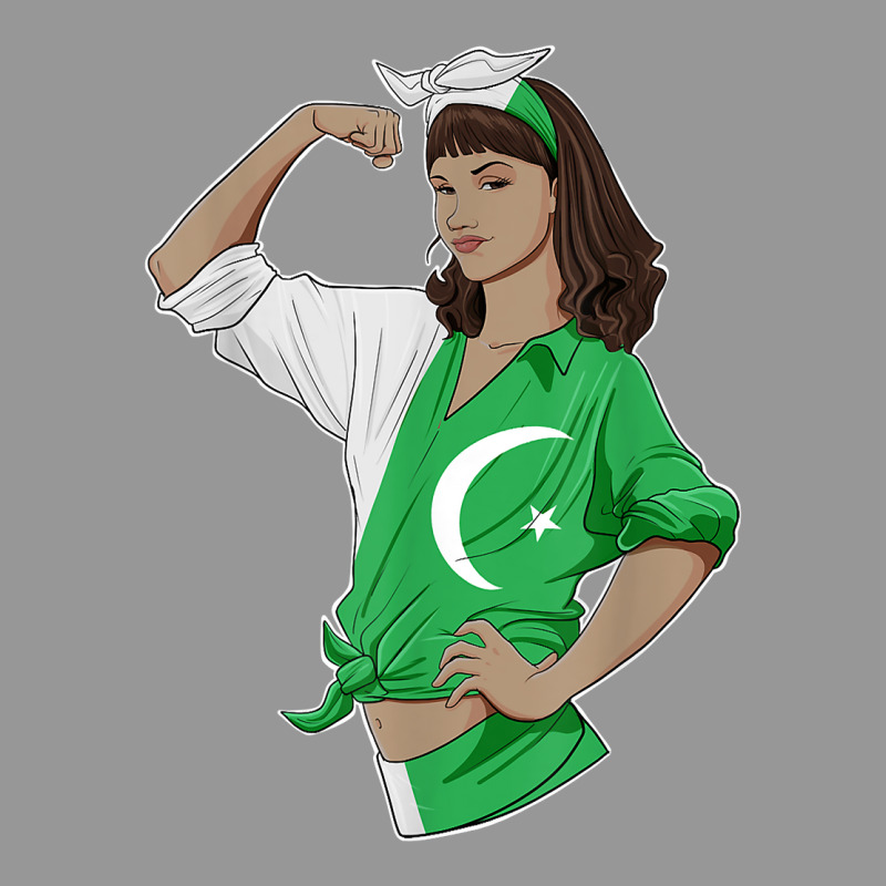 Pakistani Girl Unbreakable Pakistani Heritage Pakistan Flag T Shirt Women's V-Neck T-Shirt by gillanbepicaia | Artistshot