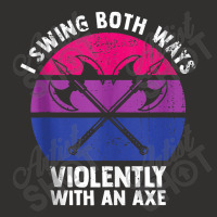 I Swing Both Ways Violently With An Axe Bisexual Lgbt Pride Champion Hoodie | Artistshot