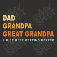 Mens Fathers Day Gift From Grandkids Dad Grandpa Great Grandpa Champion Hoodie | Artistshot