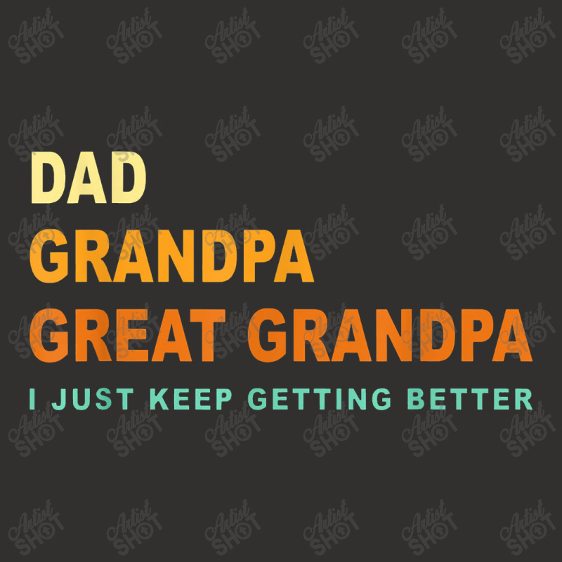 Mens Fathers Day Gift From Grandkids Dad Grandpa Great Grandpa Champion Hoodie by deluxebed | Artistshot