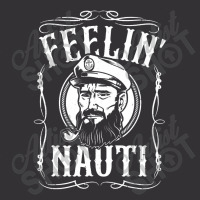 Mens Funny Feelin Nauti Boat Captain Pontoon Sailing Sailor Gift Vintage Hoodie | Artistshot