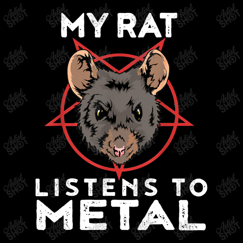 Metal Rat Funny Goth And Heavy Metal Animal V-Neck Tee by deluxebed | Artistshot