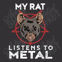 Metal Rat Funny Goth And Heavy Metal Animal Vintage Hoodie | Artistshot