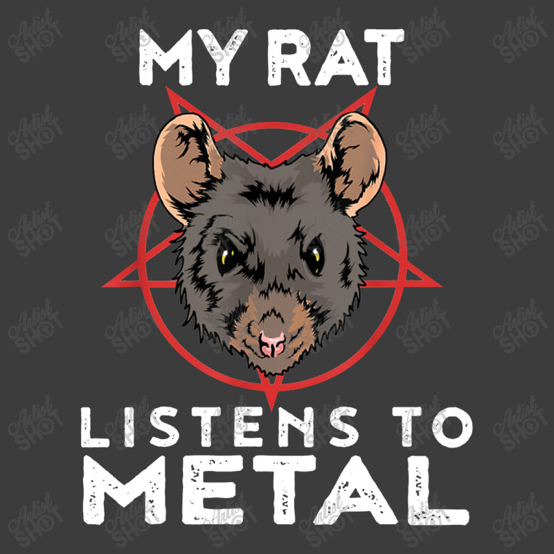 Metal Rat Funny Goth And Heavy Metal Animal Men's Polo Shirt by deluxebed | Artistshot