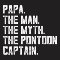 Mens Men Sailing Boat Papa Shirt Pontoon Captain Apparel, Boating T Sh T-shirt | Artistshot