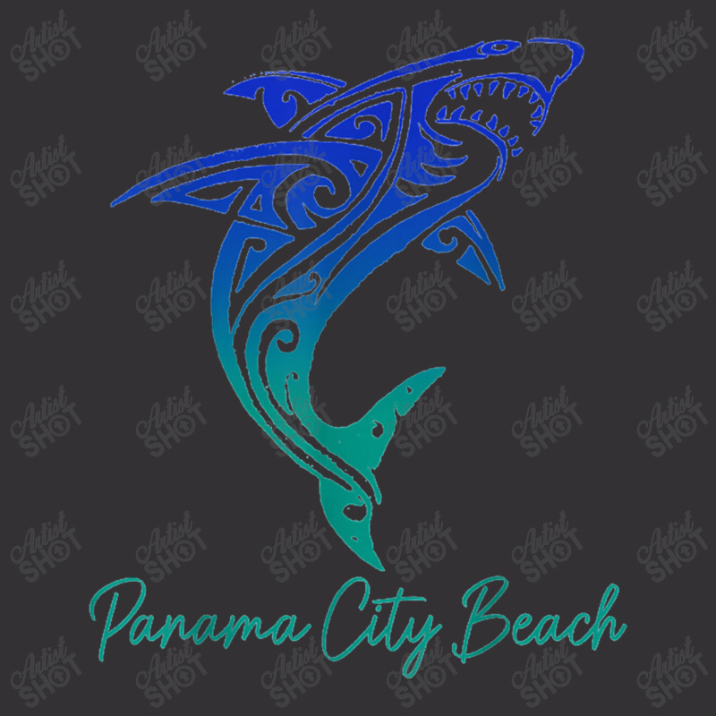 Panama City Beach Fl Shark Scuba Diving Surfer Florida Surf Vintage Hoodie by kurniawanm | Artistshot