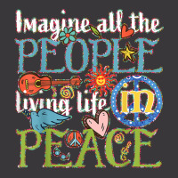 Imagine All The People Living Life In Peace T Shirt Ladies Curvy T-shirt | Artistshot