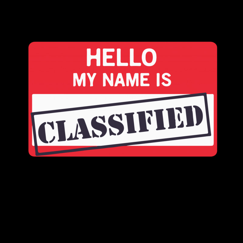 Hello My Name Is Classified1 01 Unisex Jogger | Artistshot