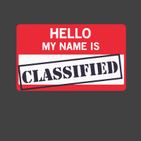 Hello My Name Is Classified1 01 Vintage T-shirt | Artistshot