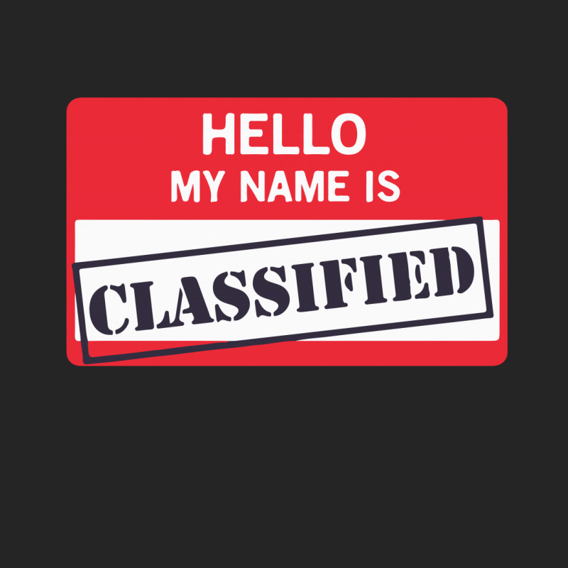 Hello My Name Is Classified1 01 Unisex Hoodie | Artistshot
