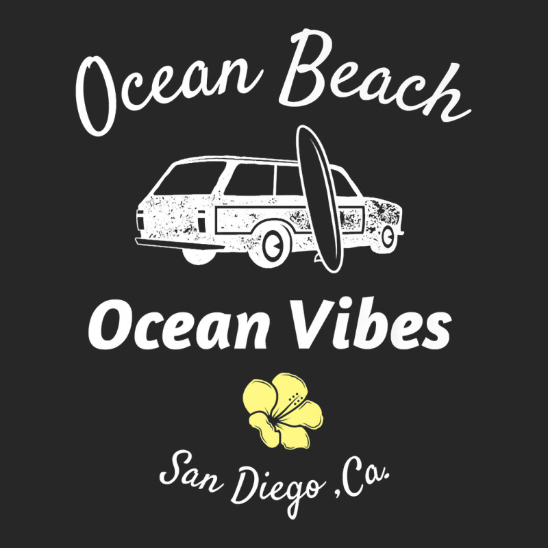 Ocean Vibes Ocean Beach San Diego Woody Station Wagon Premium T Shirt Men's T-shirt Pajama Set by johnjosephmenk | Artistshot