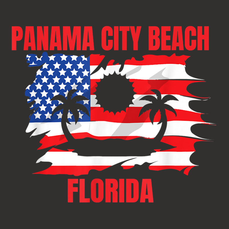 Panama City Beach American Flag T Shirt Champion Hoodie by heartlytreleven | Artistshot