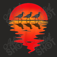 Flocks Of Seagull Vintage Sunset Seabird Harbour Albatros Ladies Fitted T-shirt | Artistshot