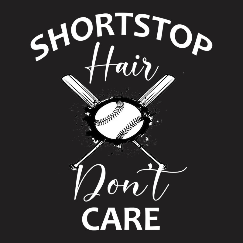 Softball Teen Girls Women Shortstop Hair Dont Care Saying T Shirt T-shirt | Artistshot