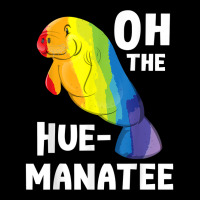 Oh The Hue Manatee   Zookeeper Marine Biologist Zoologist T Shirt Baby Bibs | Artistshot