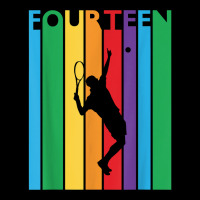 14th Birthday Gift Fourteen Colorful Tennis 14 Year Old T Shirt Men's 3/4 Sleeve Pajama Set | Artistshot