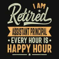 Retired Assistant Principal   Assistant Principal Retired T Shirt Scorecard Crop Tee | Artistshot