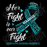 Dissociative Disorders Awareness Her Fight Is Our Fight Fleece Short | Artistshot