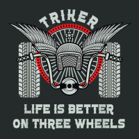 Motorcycle Trike Biker Motortrike Triker Motor Bike Gift T Shirt Women's Triblend Scoop T-shirt | Artistshot