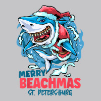 St. Petersburg Florida Merry Beachmas Christmas Shark Santa T Shirt Baby Bodysuit | Artistshot