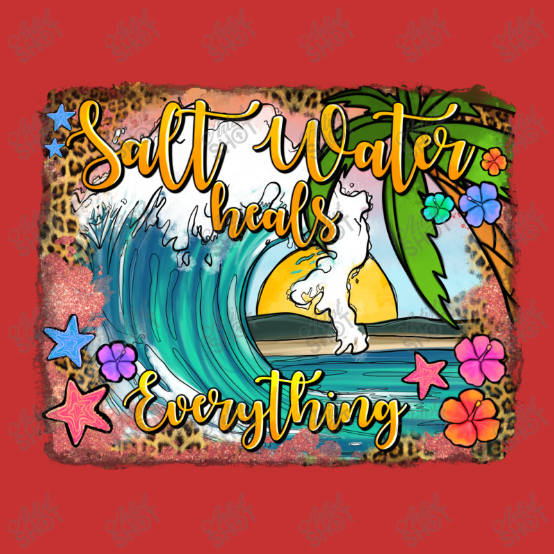 Salt Water Heals Everything V-neck Tee | Artistshot