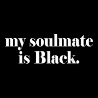 My Soulmate Is Black T Shirt Men's 3/4 Sleeve Pajama Set | Artistshot