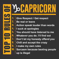 Top 10 Rules Of Capricorn Birthday Gifts T Shirt Vintage Hoodie | Artistshot