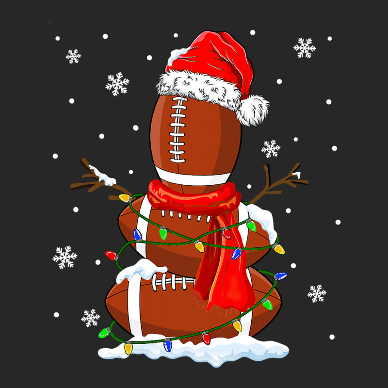 Football American Football Snowman Santa Hat Xmas Lights Christmas 98 Women's Pajamas Set by hopelessoon | Artistshot