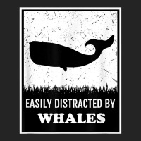 Whale Lover Funny Cetology Easily Distracted By Whales Ocean T Shirt 3/4 Sleeve Shirt | Artistshot