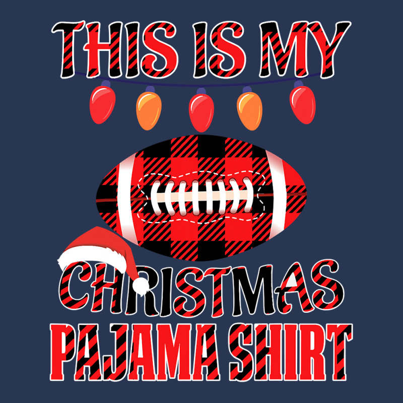 Football This Is My Christmas Pajama American Football Sports Lover 38 Ladies Denim Jacket by hopelessoon | Artistshot