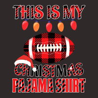 Football This Is My Christmas Pajama American Football Sports Lover 38 Racerback Tank | Artistshot