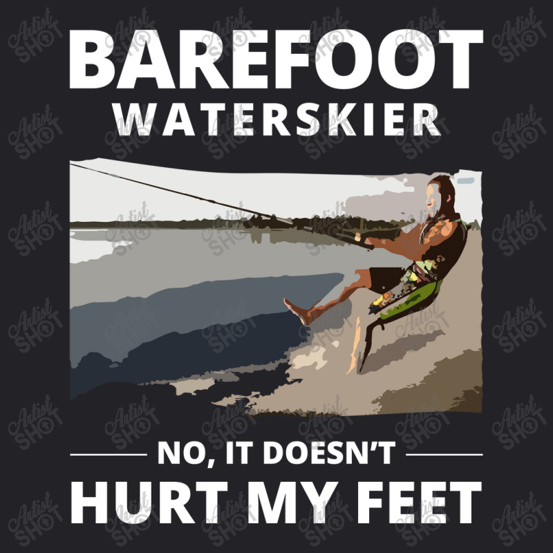 Barefoot Skiing Water Sport Motorboat Youth Tee by Tasteful Tees | Artistshot