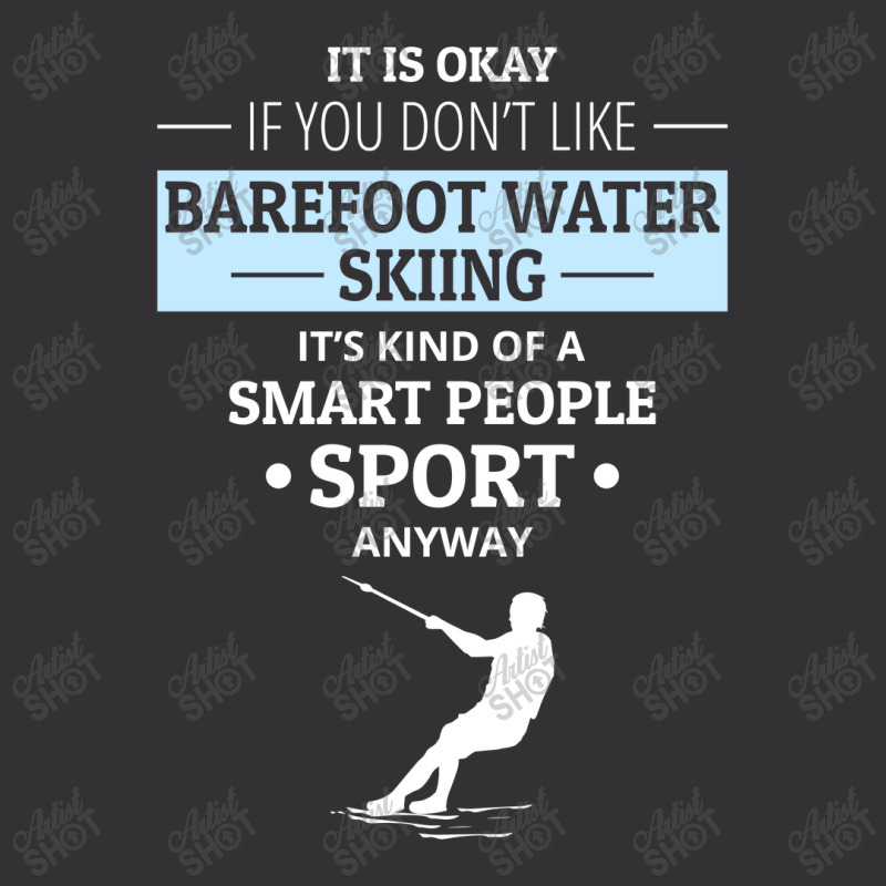 Barefoot Skiing Water Sport Motorboat Vintage Short by Tasteful Tees | Artistshot