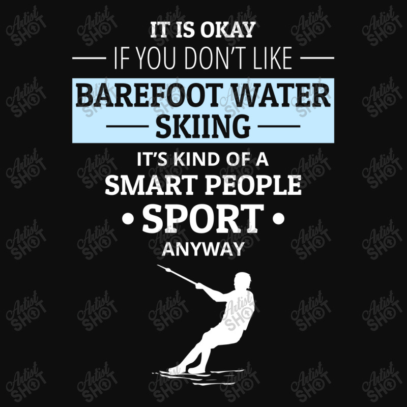 Barefoot Skiing Water Sport Motorboat Crop Top by Tasteful Tees | Artistshot