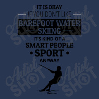 Barefoot Skiing Water Sport Motorboat Ladies Denim Jacket | Artistshot