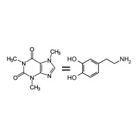 Caffeine Equals Happiness   Molecule Dopamine Science Shirt Long Sleeve Shirts | Artistshot