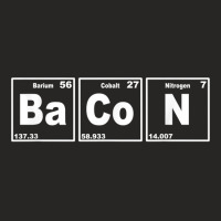 Bacon Periodic Table Shirt   Funny Bacon Chemistry Gift Ladies Fitted T-shirt | Artistshot