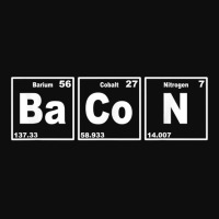 Bacon Periodic Table Shirt   Funny Bacon Chemistry Gift Crop Top | Artistshot