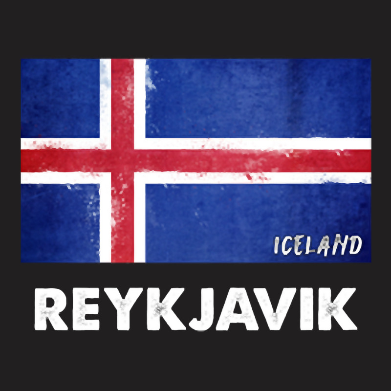 Reykjavik Iceland Flag Shirt  Reykjavik Long Sleeve T Shirt T-Shirt by erinlorrai | Artistshot