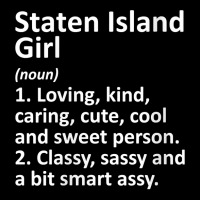 Womens Staten Island Ny New York Funny City Home Roots Girl Gift V Nec Zipper Hoodie | Artistshot