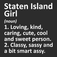 Womens Staten Island Ny New York Funny City Home Roots Girl Gift V Nec Exclusive T-shirt | Artistshot